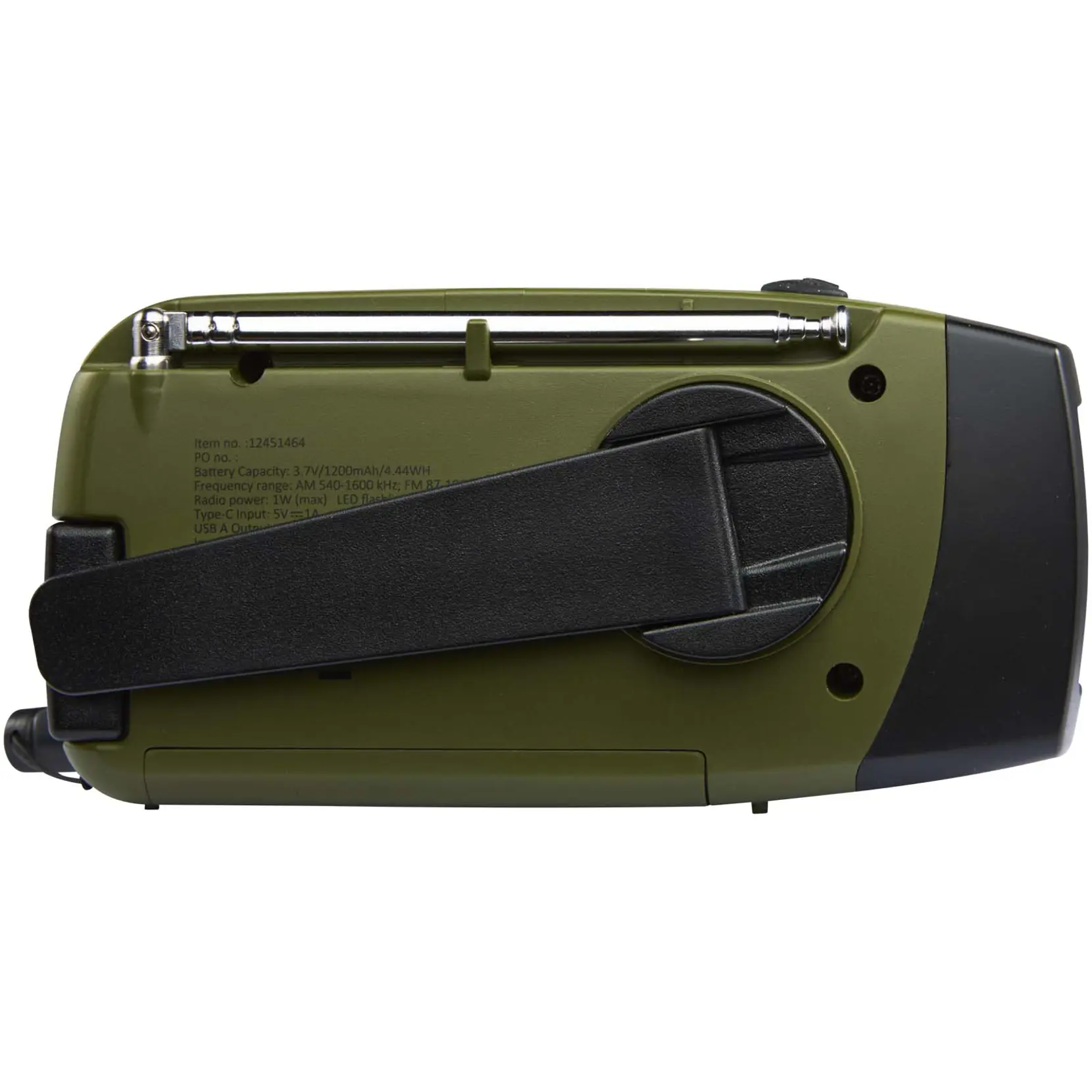 Bild på Avior nödradio av RCS-återvunnen plast