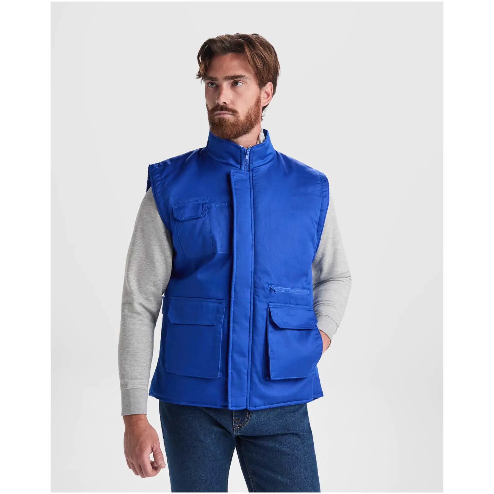 Bild på Amanzor mångsidig väst för arbetet med hög hals