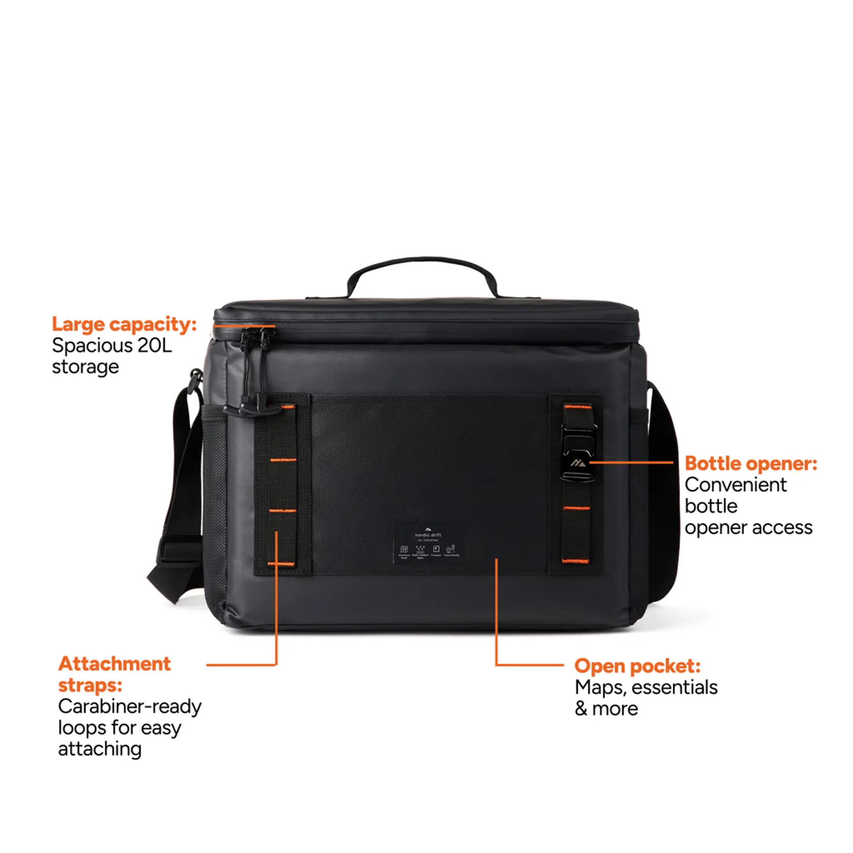 Bild på Nordic Drift Storm RCS water-repellent cooler bag 20L Bild på Nordic Drift Storm RCS water-repellent cooler bag 20L