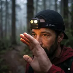 Bild på Gear X pannlampa med rörelsesensor, RCS rplast