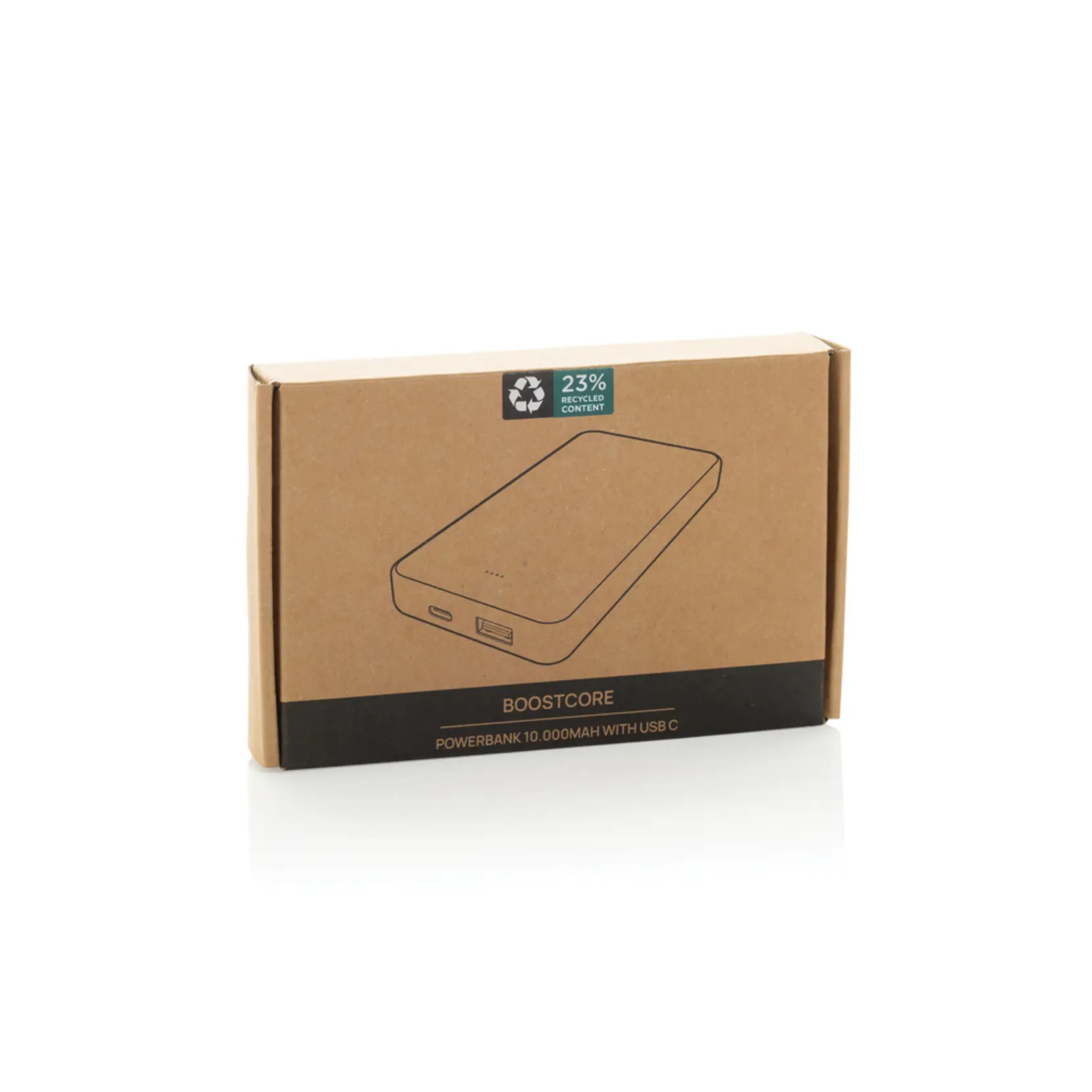 Bild på Boostcore RCS powerbank i återvunnen plast 10.000mAh USB C Bild på Boostcore RCS powerbank i återvunnen plast 10.000mAh USB C