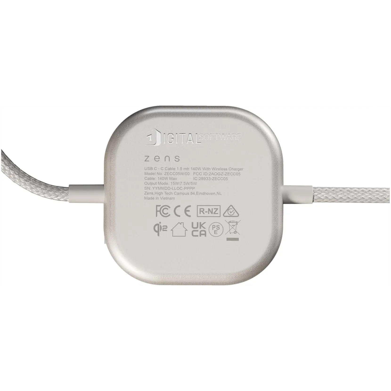 Bild på Zens Pro 2 240 W USB-C 2-i-1-laddningskabel