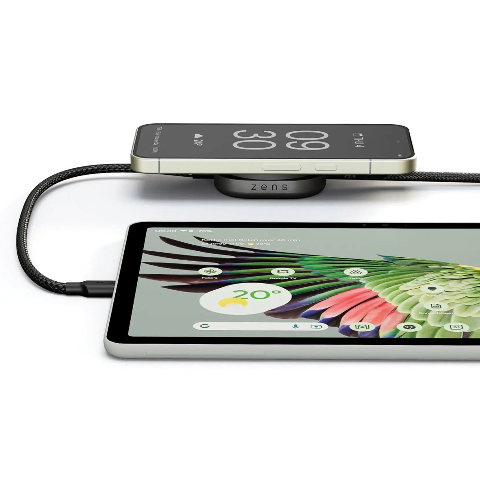 Bild på Zens Laddningskabel USB C - C Pro 2 Bild på Zens Laddningskabel USB C - C Pro 2