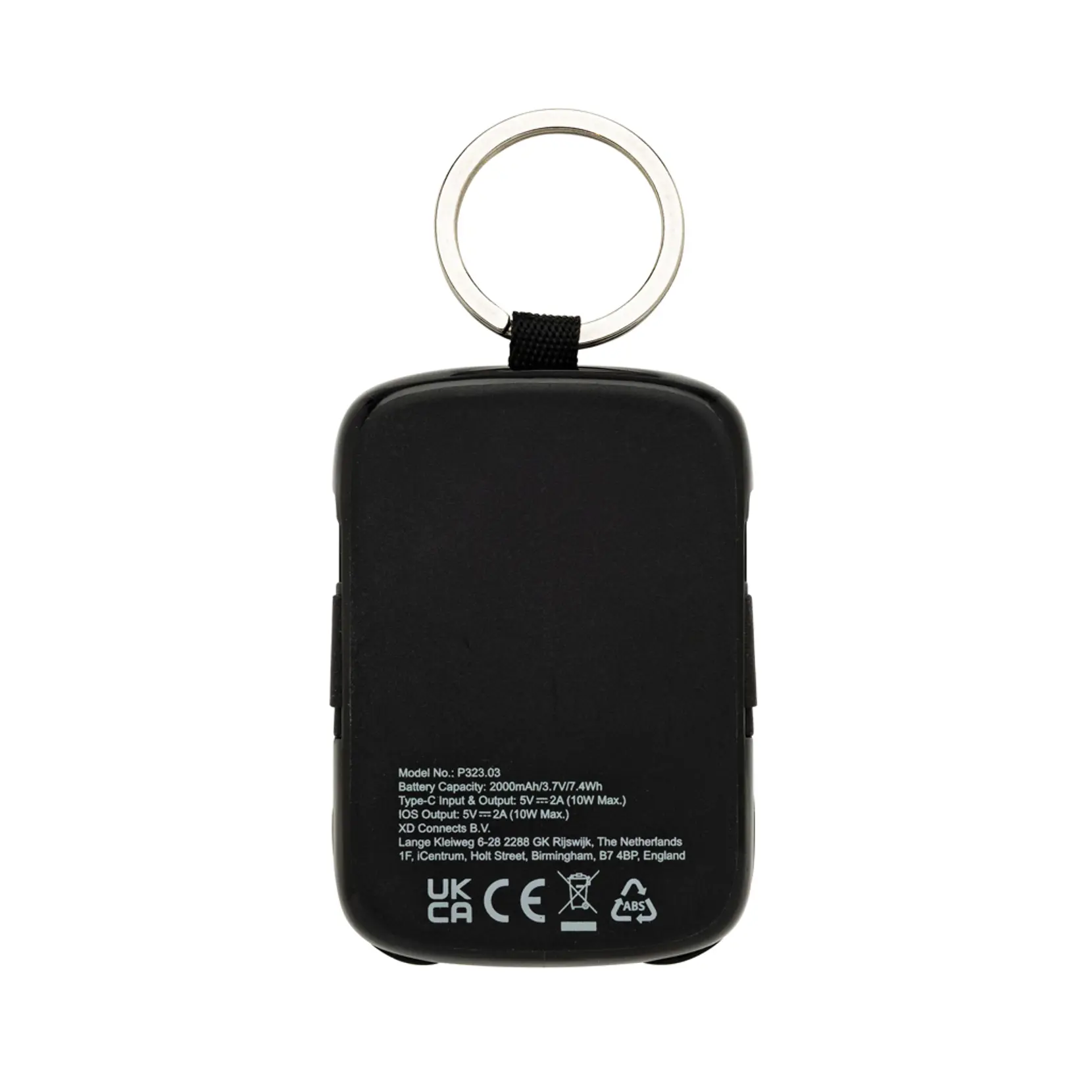 Bild på Nexo RCS nyckelringspowerbank 2000 mAh med integrerade kabla Bild på Nexo RCS nyckelringspowerbank 2000 mAh med integrerade kabla