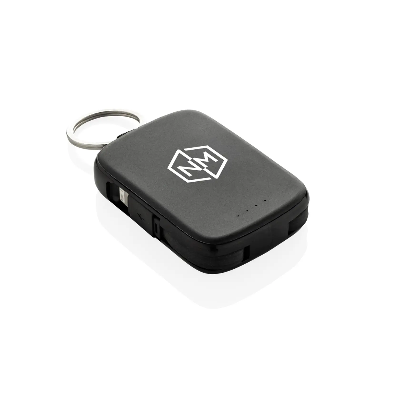 Bild på Nexo RCS nyckelringspowerbank 2000 mAh med integrerade kabla Bild på Nexo RCS nyckelringspowerbank 2000 mAh med integrerade kabla