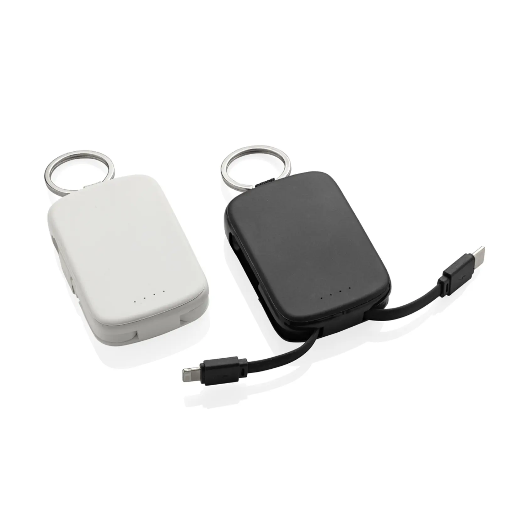 Bild på Nexo RCS nyckelringspowerbank 2000 mAh med integrerade kabla Bild på Nexo RCS nyckelringspowerbank 2000 mAh med integrerade kabla