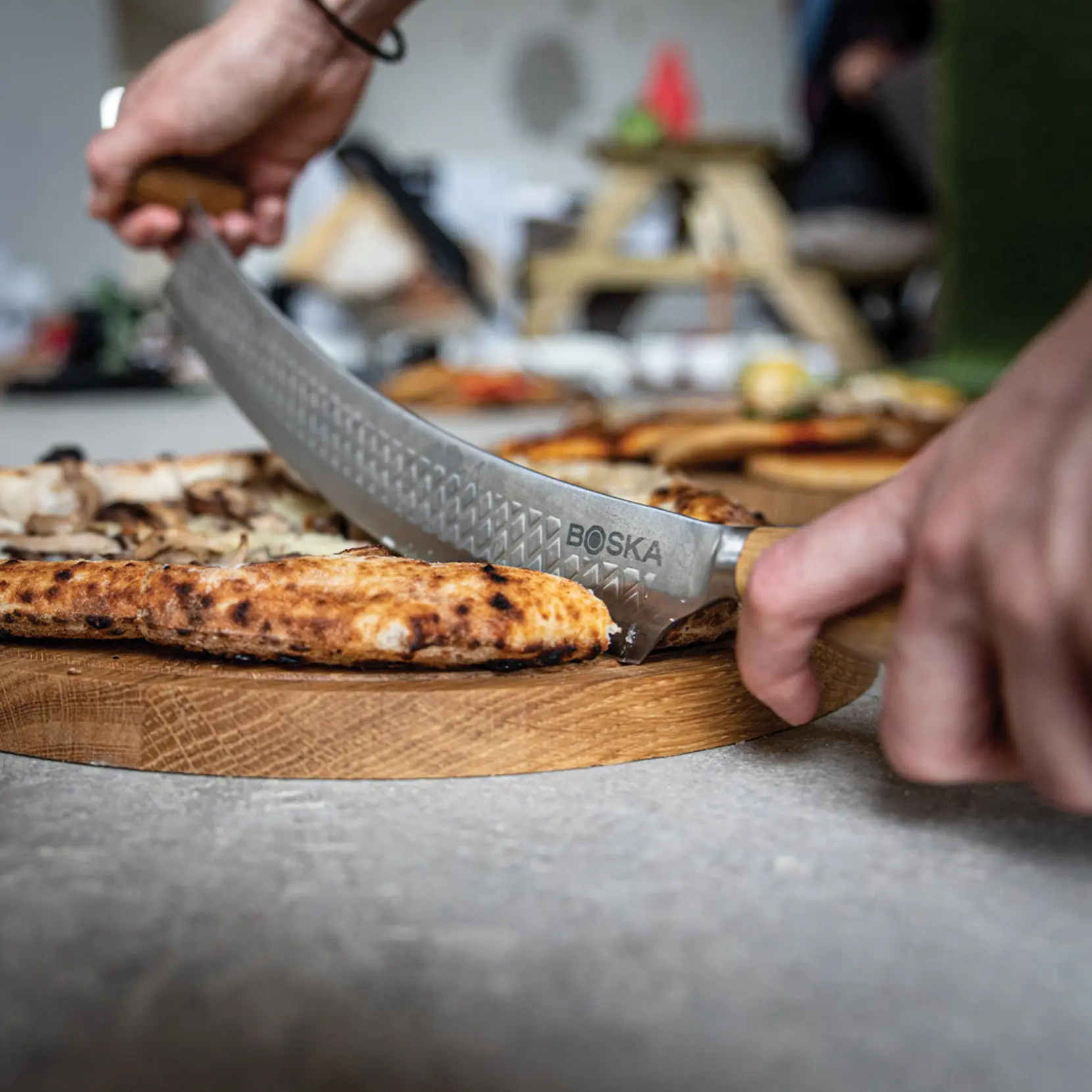 Bild på BOSKA Pizza- & Ostkniv Oslo+ Nr.4 Bild på BOSKA Pizza- & Ostkniv Oslo+ Nr.4