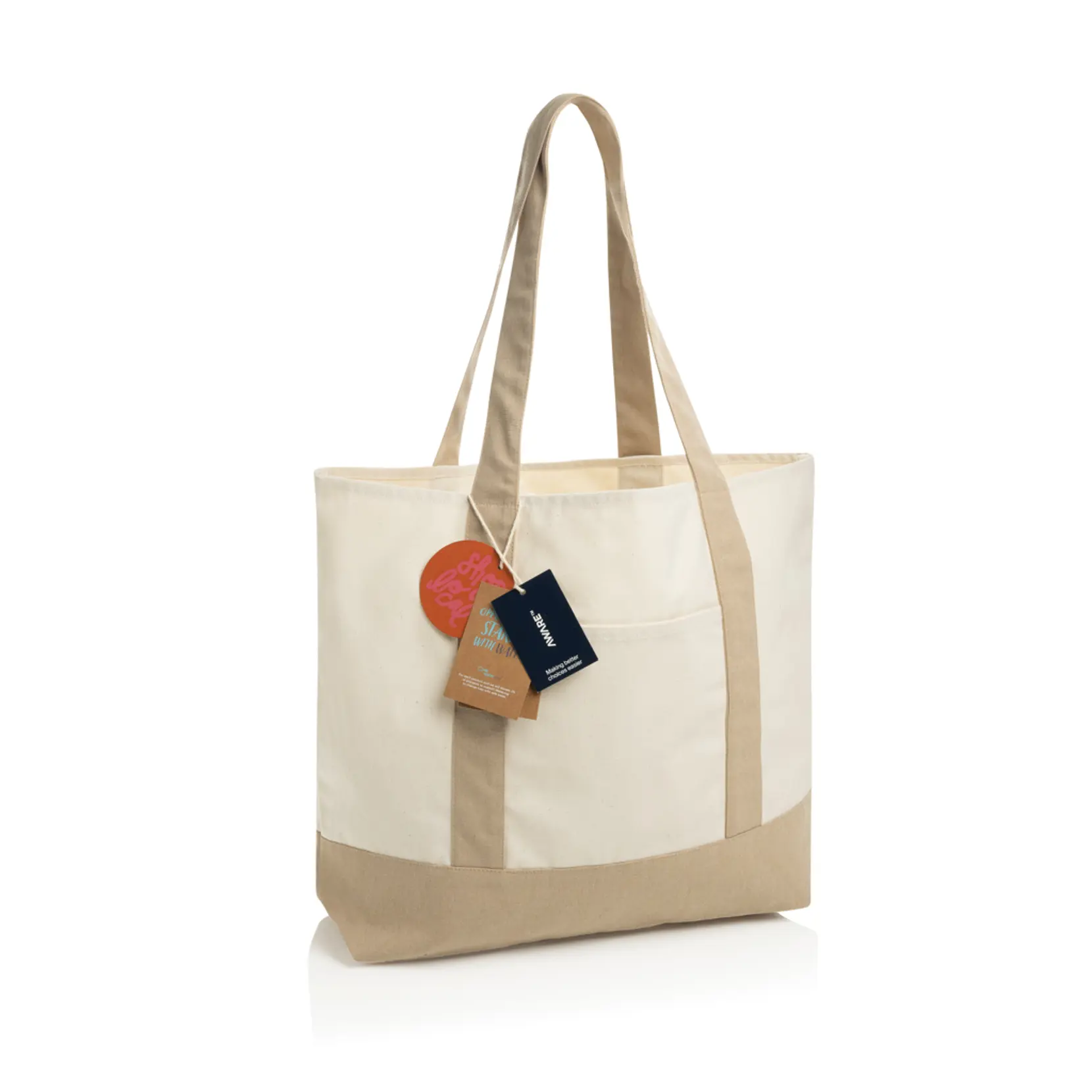 Bild på SHOP LOCAL AWARE™ återvunnen bomull 350 gsm Toteväska