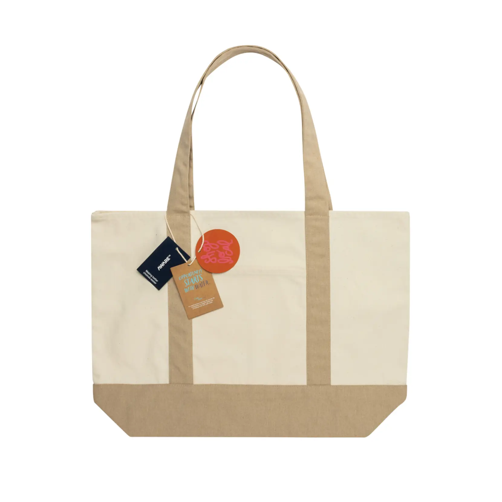 Bild på SHOP LOCAL AWARE™ återvunnen bomull 350 gsm Toteväska