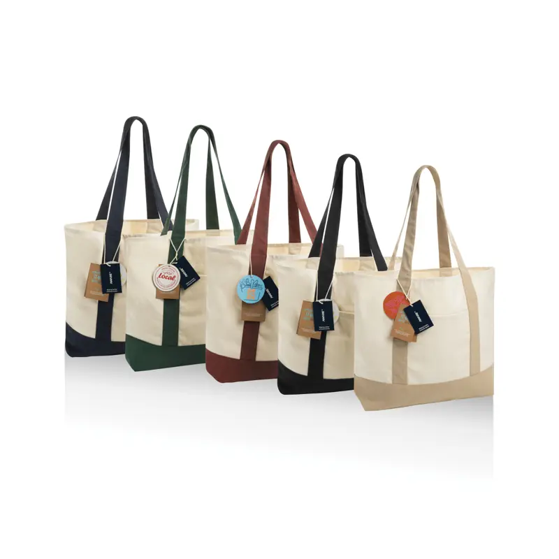 SHOP LOCAL AWARE™ återvunnen bomull 350 gsm Toteväska