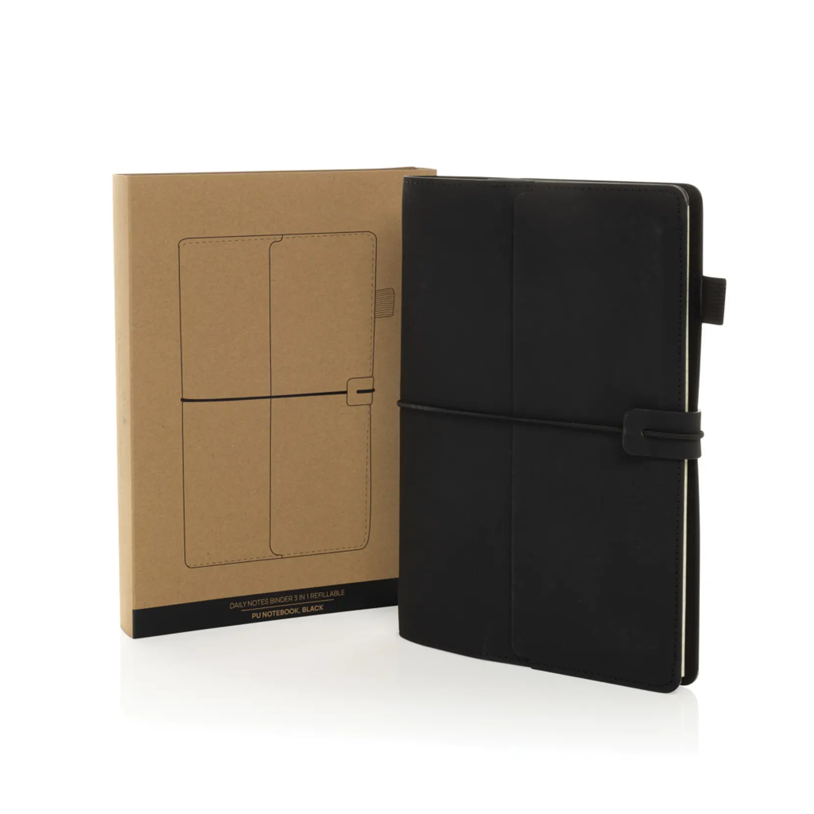 Bild på Daily Notes Binder 3-i-1 refill PU anteckningsbok Bild på Daily Notes Binder 3-i-1 refill PU anteckningsbok