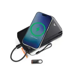 Bild på Nordic Drift Everest USB-C 60W snabbladdningskabel karbinhak