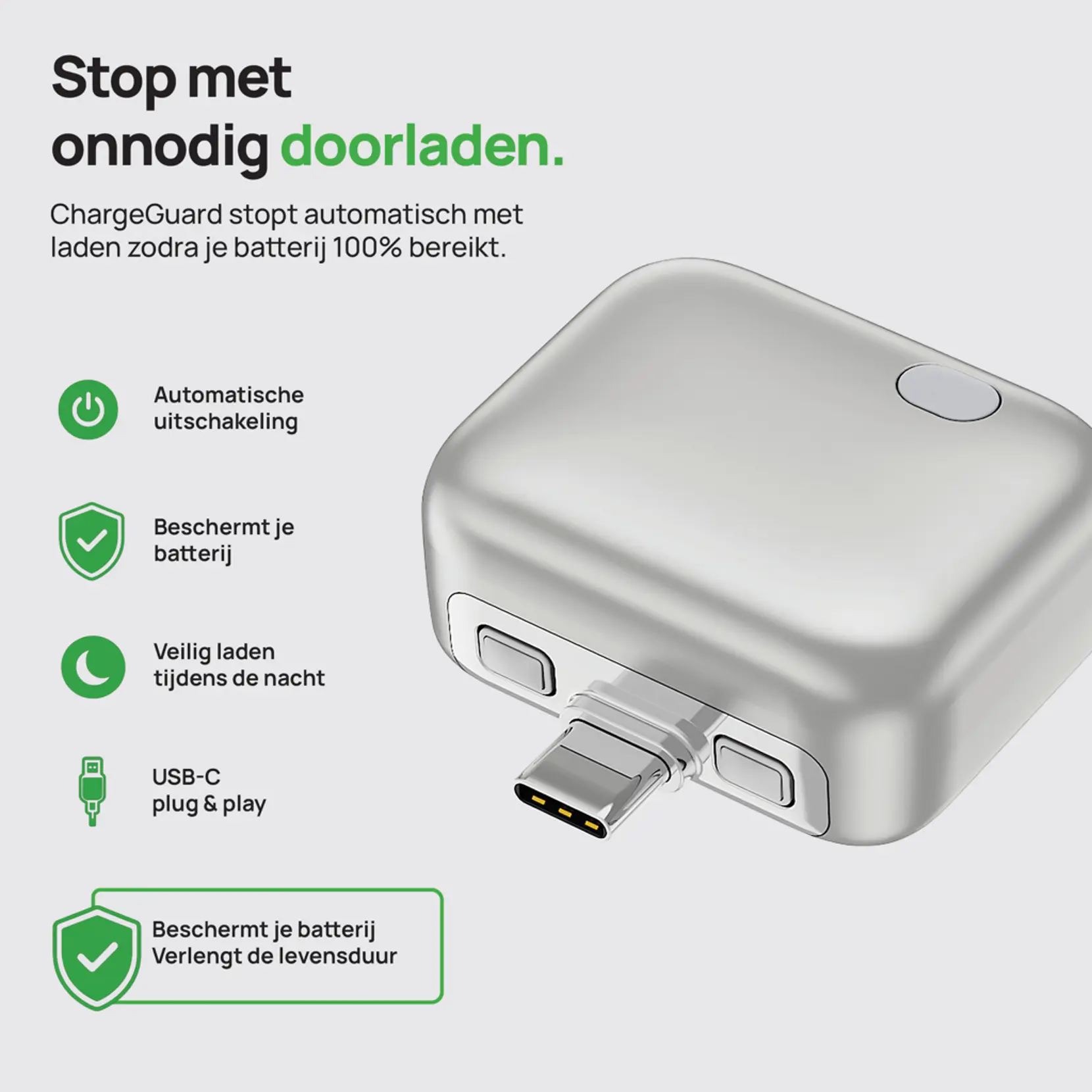 Bild på ChargeGuard RCS automatisk frånkoppling, USB-C Adapter Bild på ChargeGuard RCS automatisk frånkoppling, USB-C Adapter