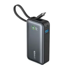 Bild på Anker Nano powerbank 30W, inbyggd USB-C kabel