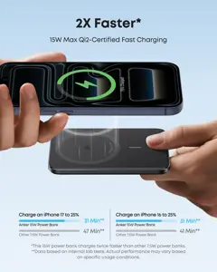 Bild på Anker Nano trådlös powerbank 5K 15W MagGo slim Qi 2.0