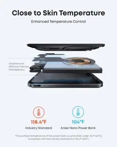 Bild på Anker Nano trådlös powerbank 5K 15W MagGo slim Qi 2.0