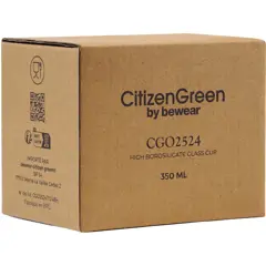 Bild på Citizen Green Purdrink 330 ml mugg i borosilikatglas
