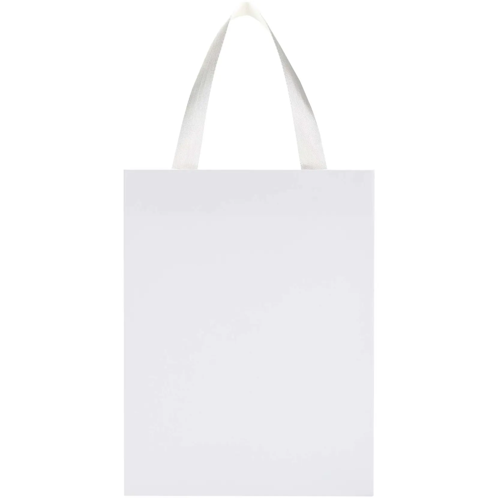 Bild på Smartfold 230 g/m² papperspåse med satinhandtag och glansig laminering – 24 x 10 x 32 cm