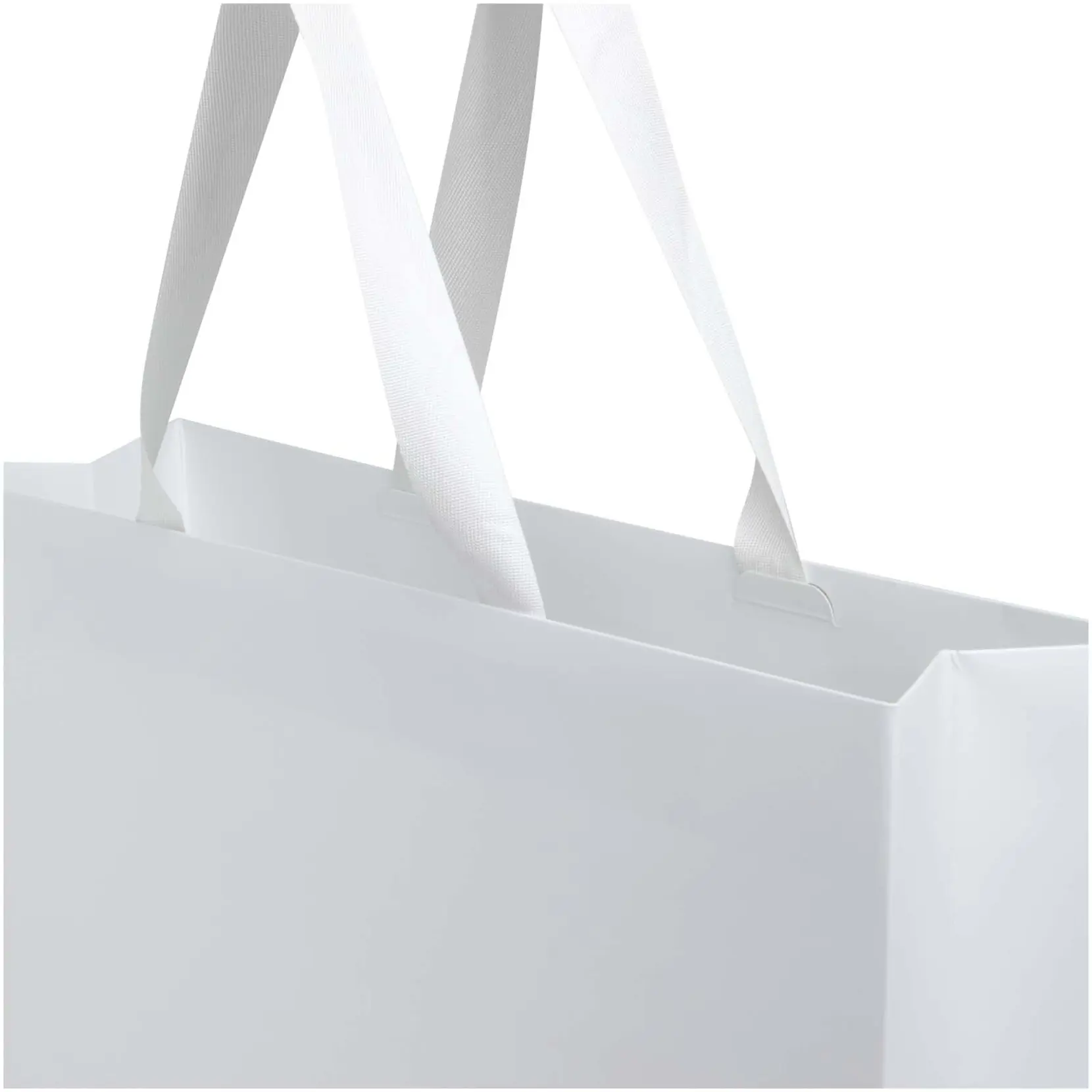 Bild på Smartfold 230 g/m² papperspåse med satinhandtag och glansig laminering – 42 x 12 x 35 cm Bild på Smartfold 230 g/m² papperspåse med satinhandtag och glansig laminering – 42 x 12 x 35 cm