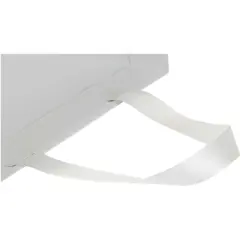 Bild på Smartfold 230 g/m² papperspåse med satinhandtag och matt laminering – 24 x 10 x 24 cm