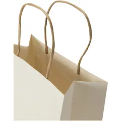 Bild på Papperspåse 150 g/m² av jordbruksavfall med tvinnade handtag – 18 x 9 x 23 cm