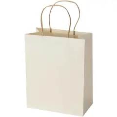 Bild på Papperspåse 150 g/m² av jordbruksavfall med tvinnade handtag – 18 x 9 x 23 cm