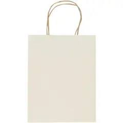 Bild på Papperspåse 150 g/m² av jordbruksavfall med tvinnade handtag – 18 x 9 x 23 cm
