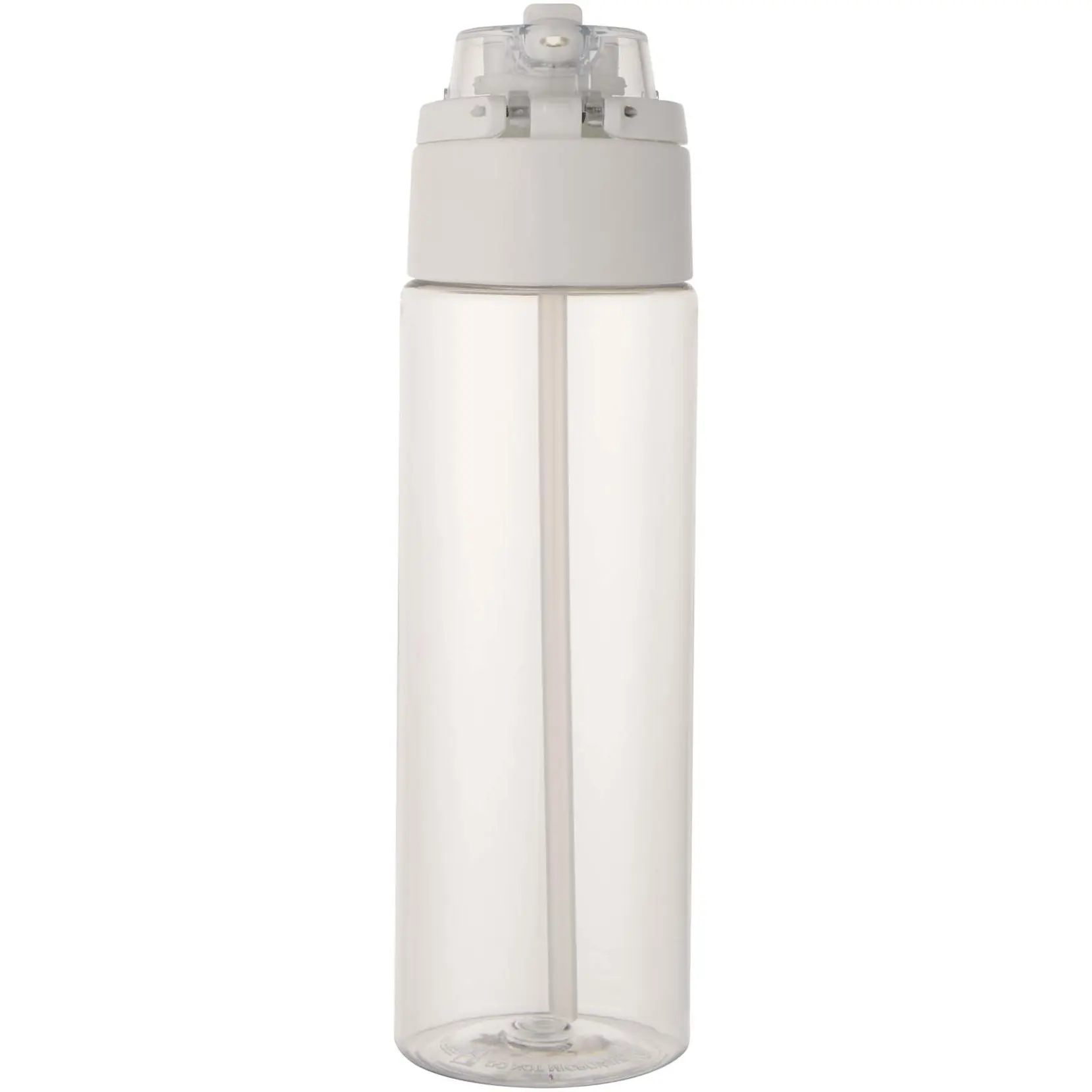 Bild på Theron 700 ml vattenflaska i återvunnen plast från RCS med lock med dubbla funktioner och utfällbart sugrör Bild på Theron 700 ml vattenflaska i återvunnen plast från RCS med lock med dubbla funktioner och utfällbart sugrör