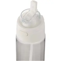 Bild på Theron 700 ml vattenflaska i återvunnen plast från RCS med lock med dubbla funktioner och utfällbart sugrör