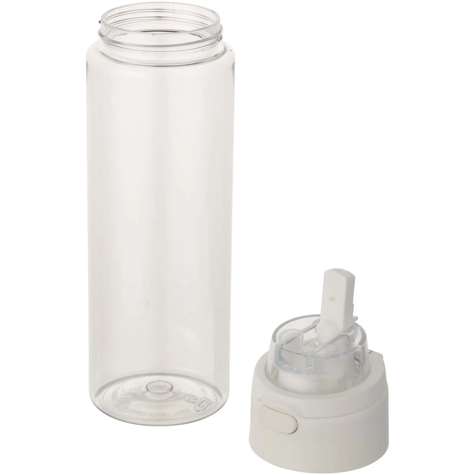 Bild på Theron 700 ml vattenflaska i återvunnen plast från RCS med lock med dubbla funktioner och utfällbart sugrör Bild på Theron 700 ml vattenflaska i återvunnen plast från RCS med lock med dubbla funktioner och utfällbart sugrör
