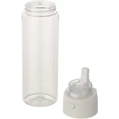 Bild på Theron 700 ml vattenflaska i återvunnen plast från RCS med lock med dubbla funktioner och utfällbart sugrör