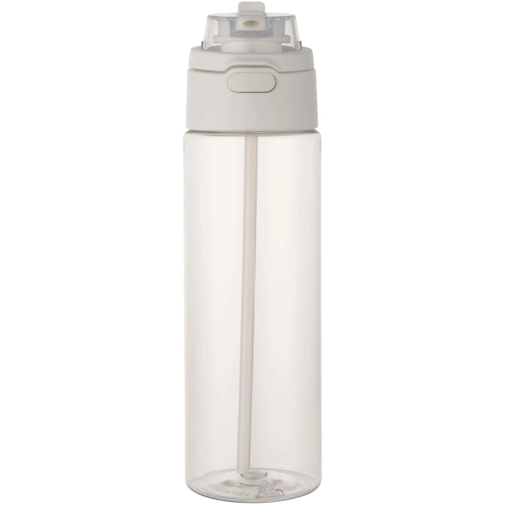 Bild på Theron 700 ml vattenflaska i återvunnen plast från RCS med lock med dubbla funktioner och utfällbart sugrör Bild på Theron 700 ml vattenflaska i återvunnen plast från RCS med lock med dubbla funktioner och utfällbart sugrör