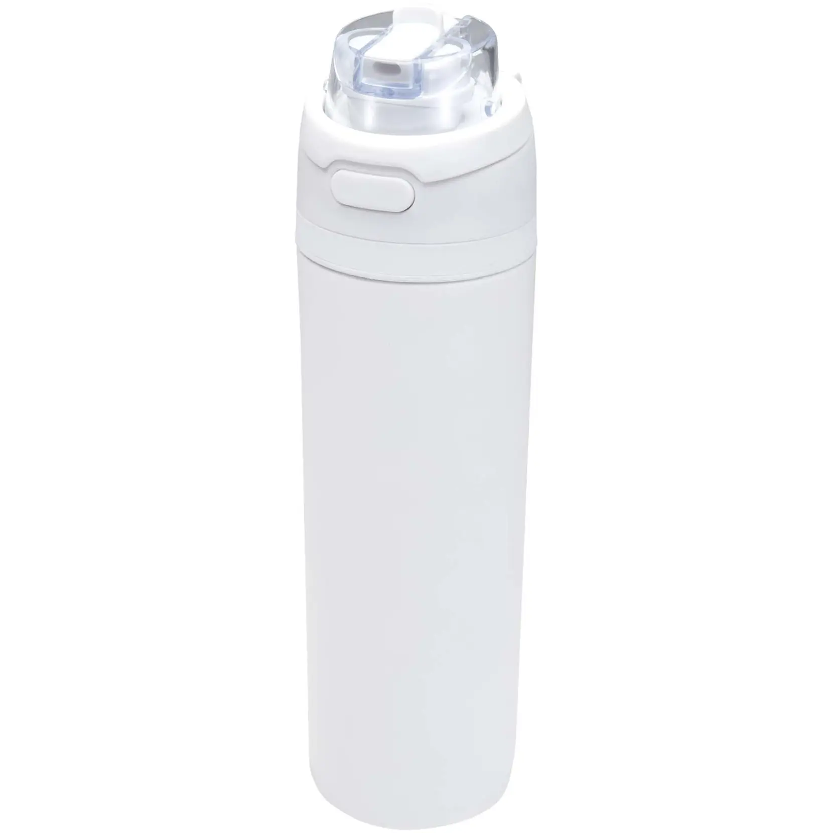 Bild på Theron 800 ml RCS-vattenflaska i återvunnet rostfritt stål med enkelvägg och lock med dubbla funktioner samt utfällbart sugrö Bild på Theron 800 ml RCS-vattenflaska i återvunnet rostfritt stål med enkelvägg och lock med dubbla funktioner samt utfällbart sugrö