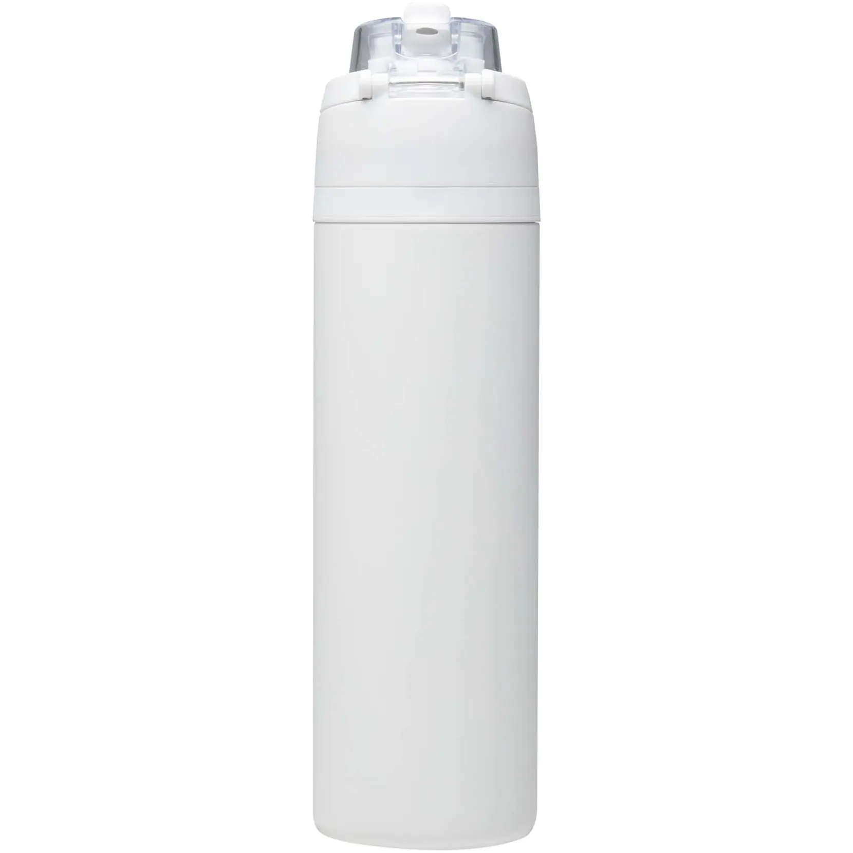 Bild på Theron 800 ml RCS-vattenflaska i återvunnet rostfritt stål med enkelvägg och lock med dubbla funktioner samt utfällbart sugrö Bild på Theron 800 ml RCS-vattenflaska i återvunnet rostfritt stål med enkelvägg och lock med dubbla funktioner samt utfällbart sugrö