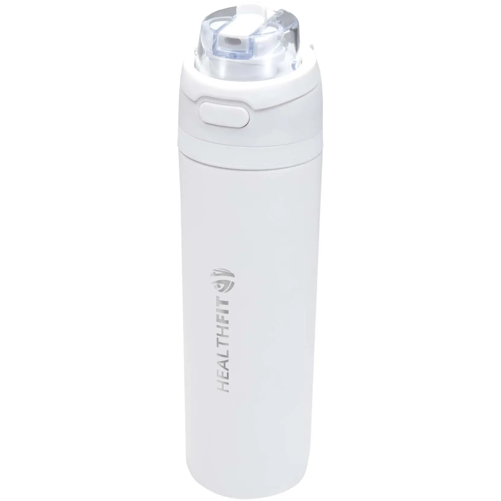 Bild på Theron 800 ml RCS-vattenflaska i återvunnet rostfritt stål med enkelvägg och lock med dubbla funktioner samt utfällbart sugrö Bild på Theron 800 ml RCS-vattenflaska i återvunnet rostfritt stål med enkelvägg och lock med dubbla funktioner samt utfällbart sugrö