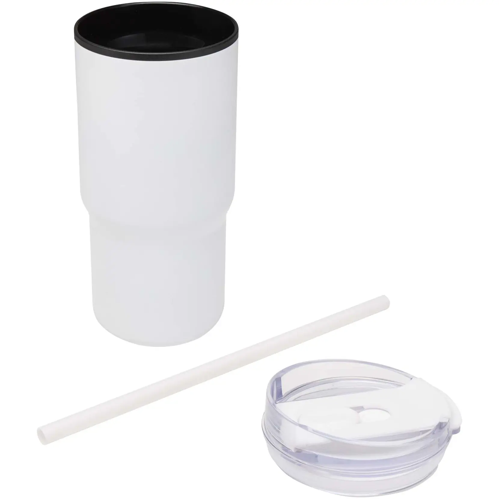 Bild på Westin 540 ml RCS-mugg i återvunnet material med dubbelvägg och isolering samt sugrör Bild på Westin 540 ml RCS-mugg i återvunnet material med dubbelvägg och isolering samt sugrör