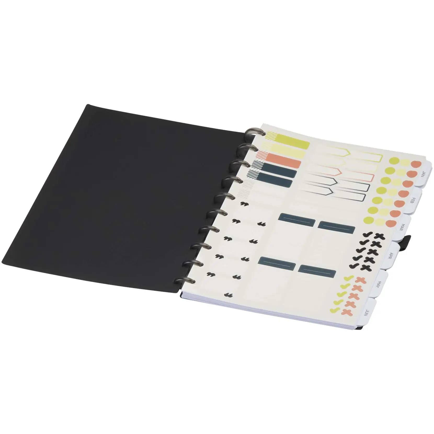 Bild på SMART planeringskalender med flexibelt omslag och pärmsystem Bild på SMART planeringskalender med flexibelt omslag och pärmsystem