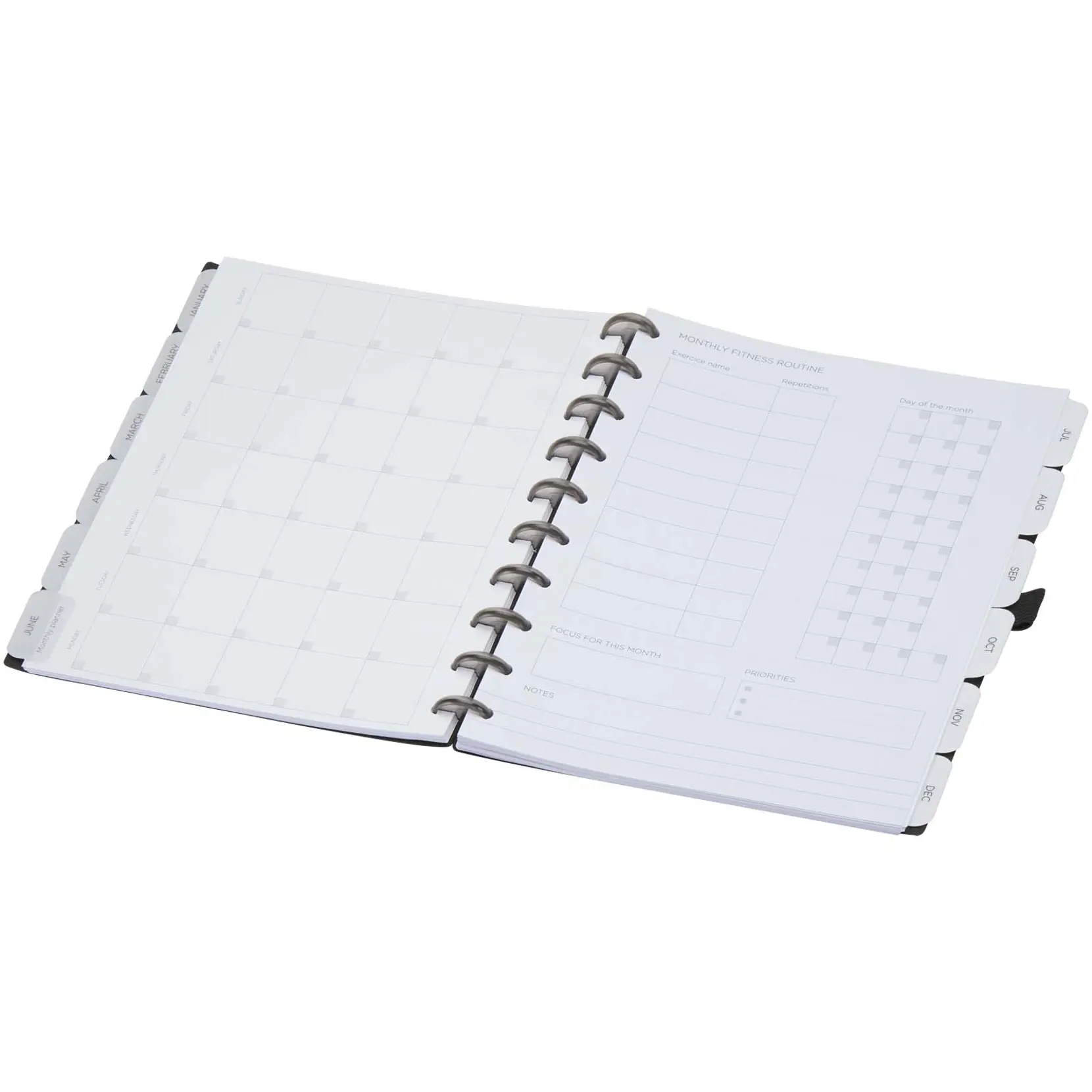 Bild på SMART planeringskalender med flexibelt omslag och pärmsystem Bild på SMART planeringskalender med flexibelt omslag och pärmsystem