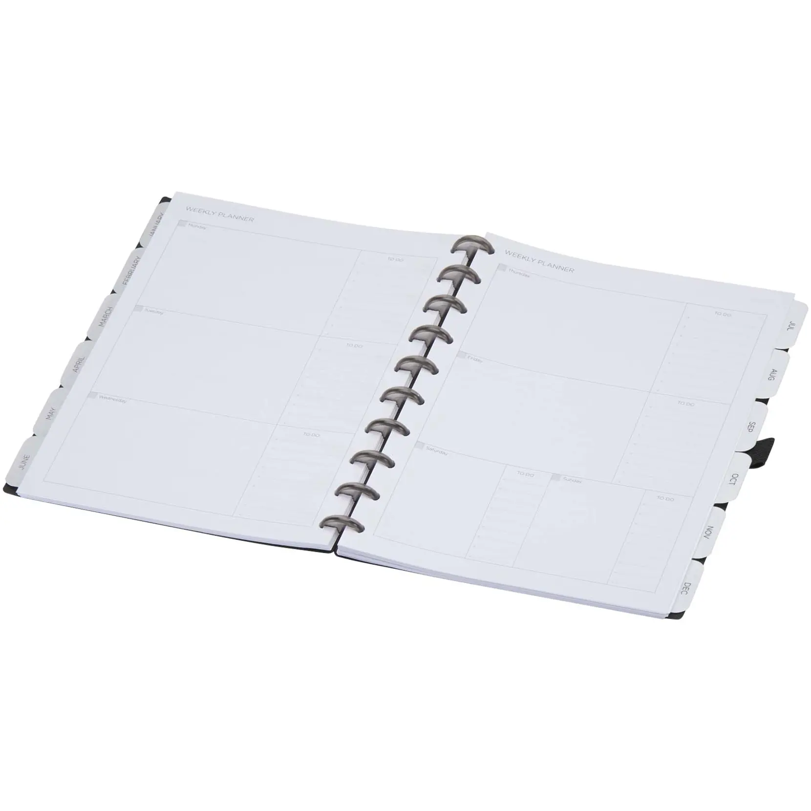 Bild på SMART planeringskalender med flexibelt omslag och pärmsystem Bild på SMART planeringskalender med flexibelt omslag och pärmsystem