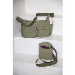Bild på Calli 13" axelväska för laptop i GRS-återvunnen nylon