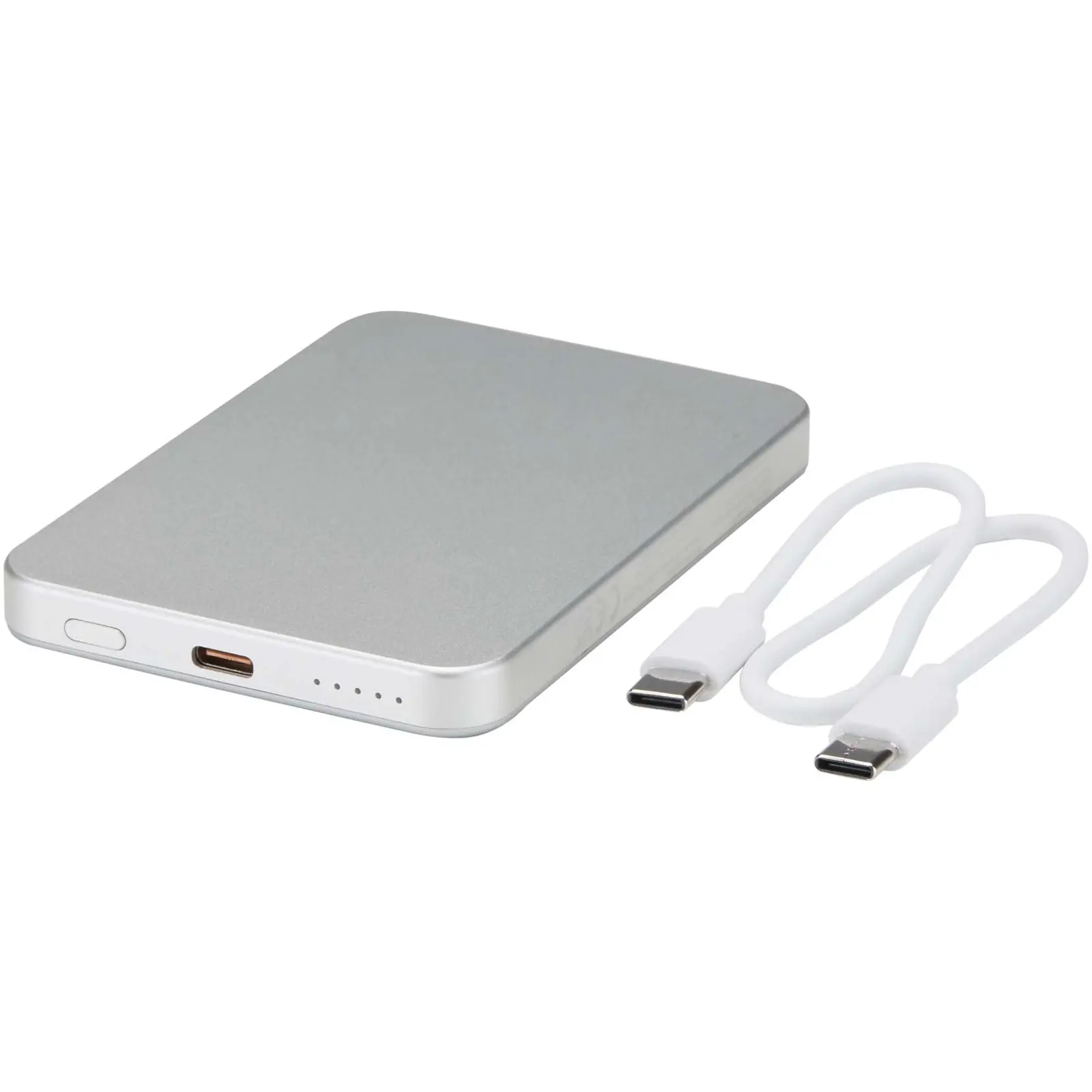 Bild på Avis 5000 mAh magnetisk powerbank i RCS-återvunnet aluminium Bild på Avis 5000 mAh magnetisk powerbank i RCS-återvunnet aluminium