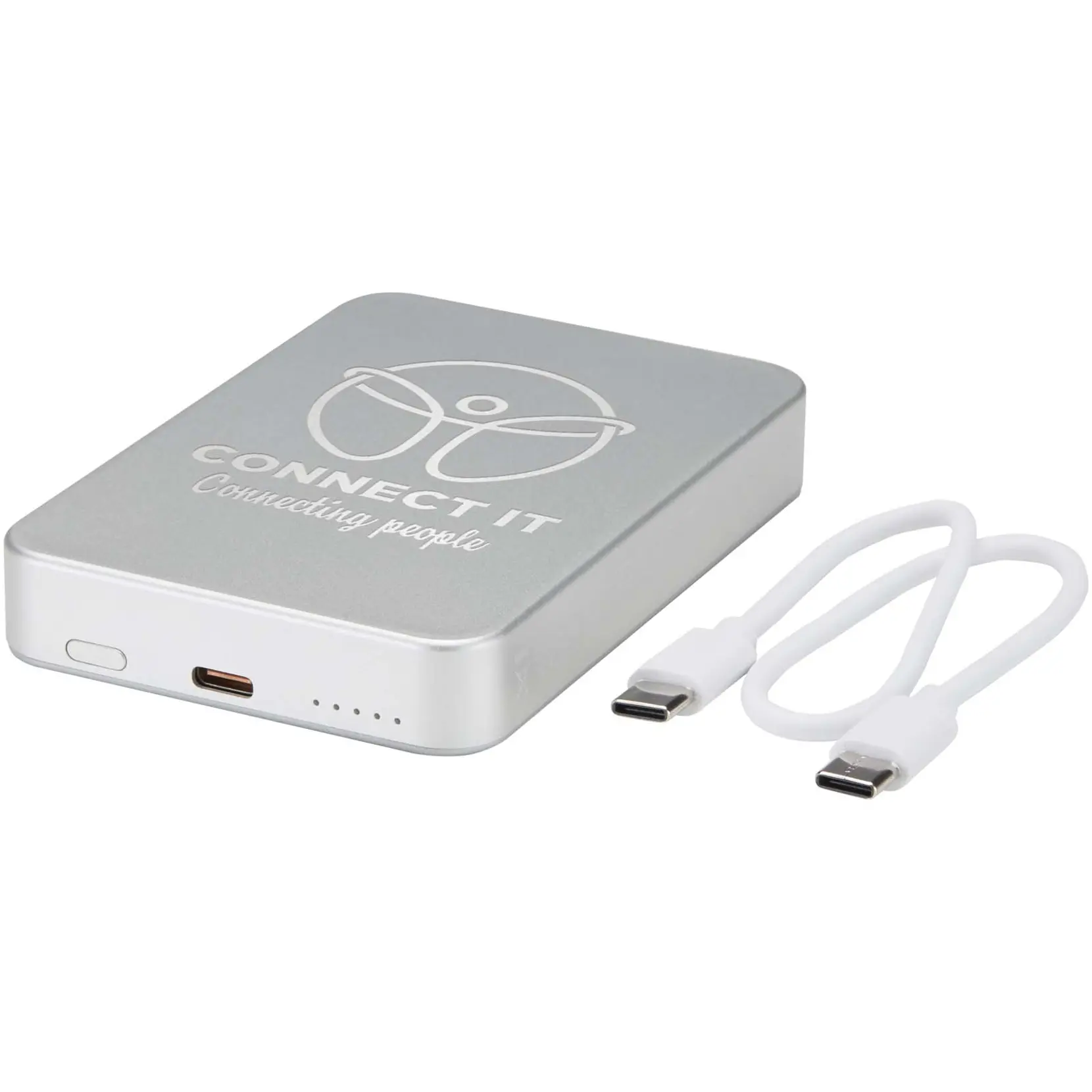 Bild på Avis 10 000 mAh magnetisk powerbank i RCS-återvunnet aluminium Bild på Avis 10 000 mAh magnetisk powerbank i RCS-återvunnet aluminium