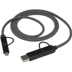 Bild på SMART 65 W 100 cm magnetisk 5-i-1-laddningskabel i RCS-återvunna material