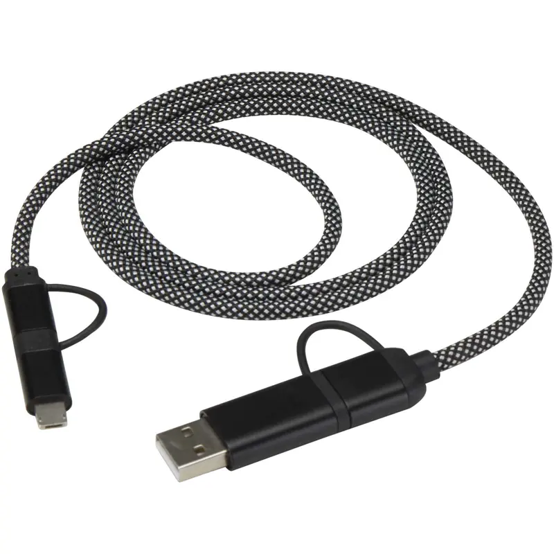 Bild på SMART 65 W 100 cm magnetisk 5-i-1-laddningskabel i RCS-återvunna material