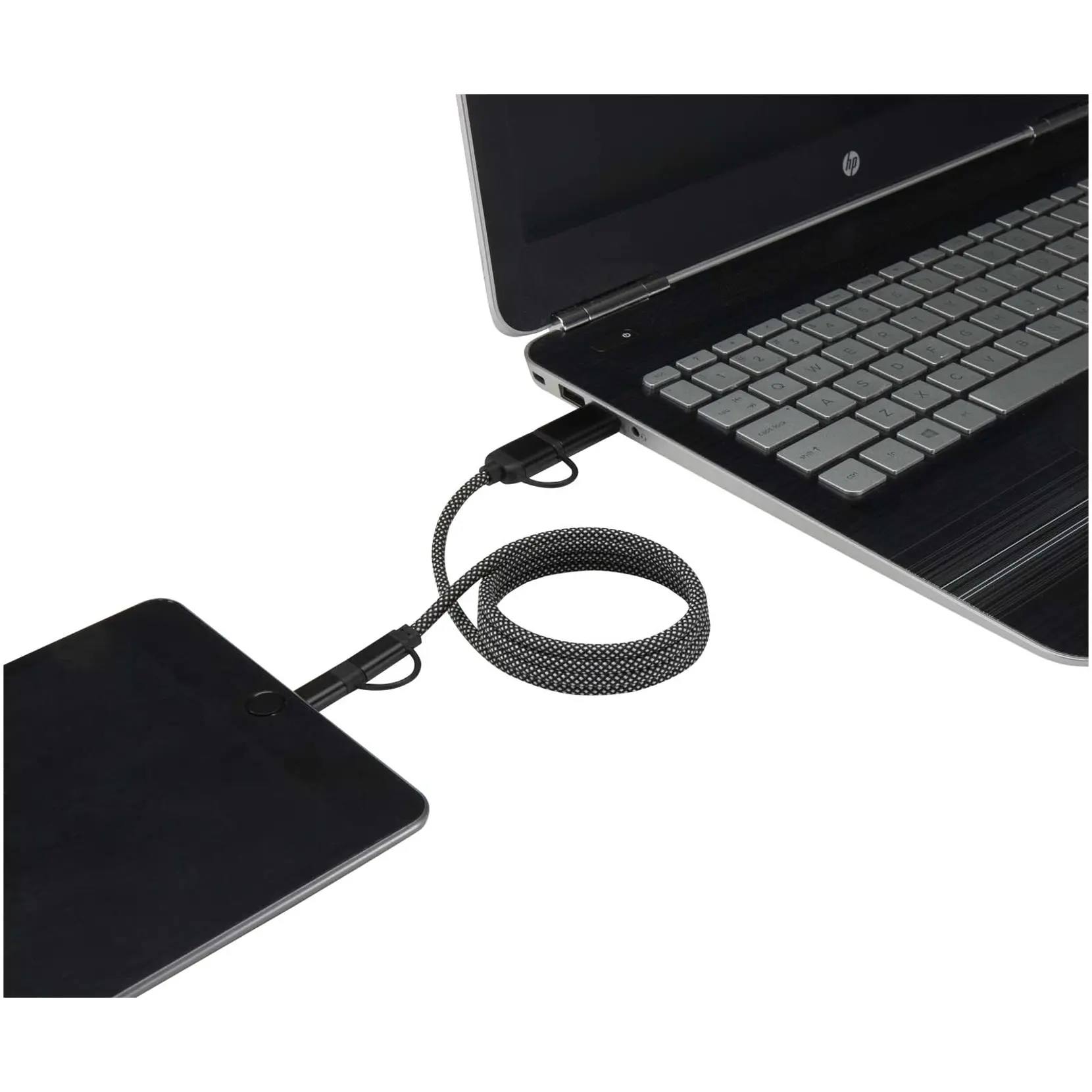 Bild på SMART 65 W 100 cm magnetisk 5-i-1-laddningskabel i RCS-återvunna material Bild på SMART 65 W 100 cm magnetisk 5-i-1-laddningskabel i RCS-återvunna material