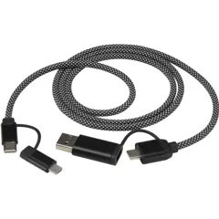 Bild på SMART 65 W 100 cm magnetisk 5-i-1-laddningskabel i RCS-återvunna material