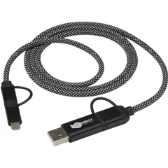 Bild på SMART 65 W 100 cm magnetisk 5-i-1-laddningskabel i RCS-återvunna material