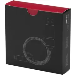 Bild på SMART 65 W 100 cm magnetisk 5-i-1-laddningskabel i RCS-återvunna material