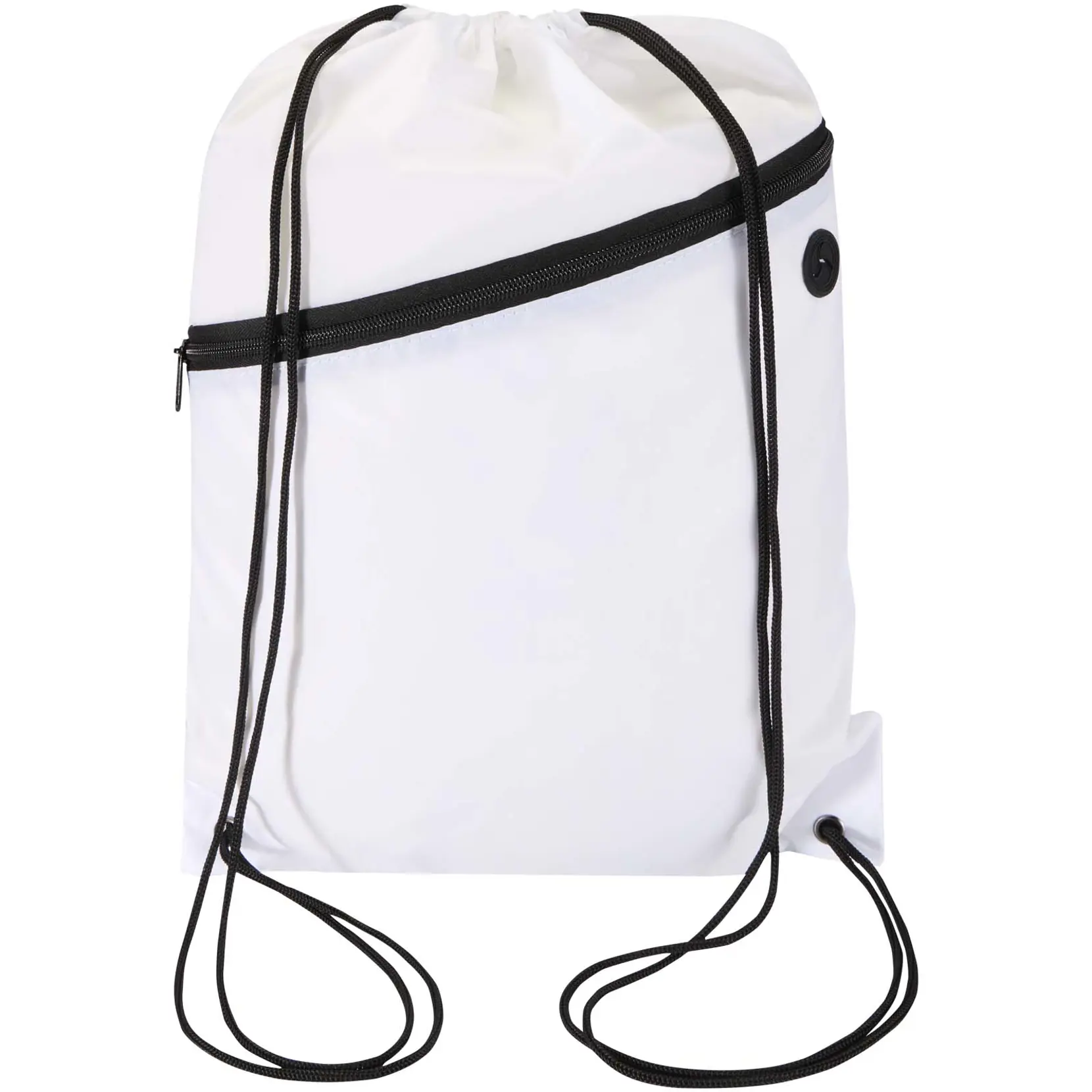 Bild på Oriole RPET-gympapåse med dragsko och framficka med dragkedja 5 liter Bild på Oriole RPET-gympapåse med dragsko och framficka med dragkedja 5 liter