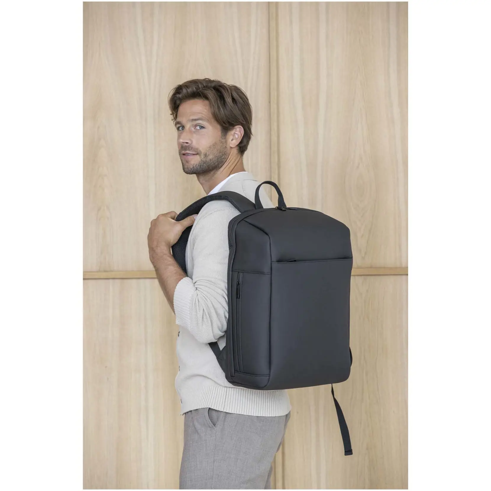 Bild på SMART 15" laptopväska av GRS-återvunnet material 18 L Bild på SMART 15" laptopväska av GRS-återvunnet material 18 L